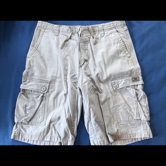 Vintage Architect Jean Men’s Cargo Shorts Tan-33W - Picture 1 of 4